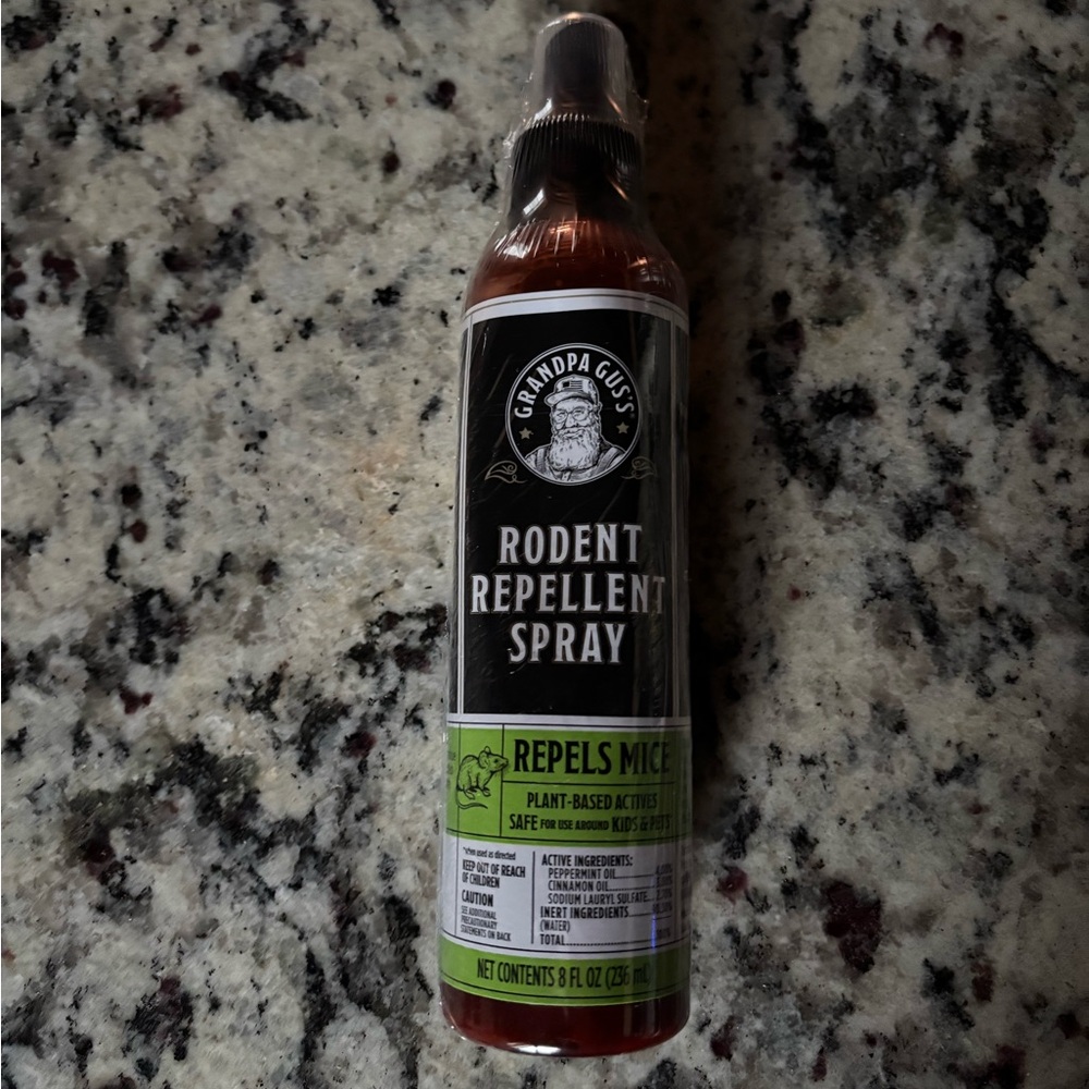 Grandpa Gus rodent repellent spray
